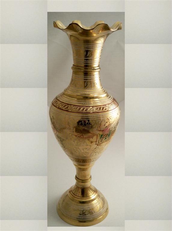 copper decorative vase